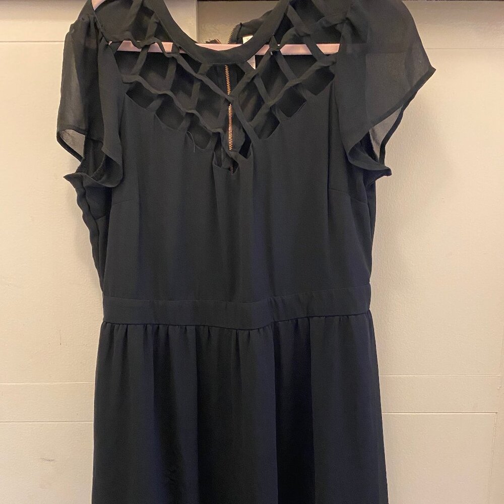 Black, above knee length, women's Xhilaration dress, size XL